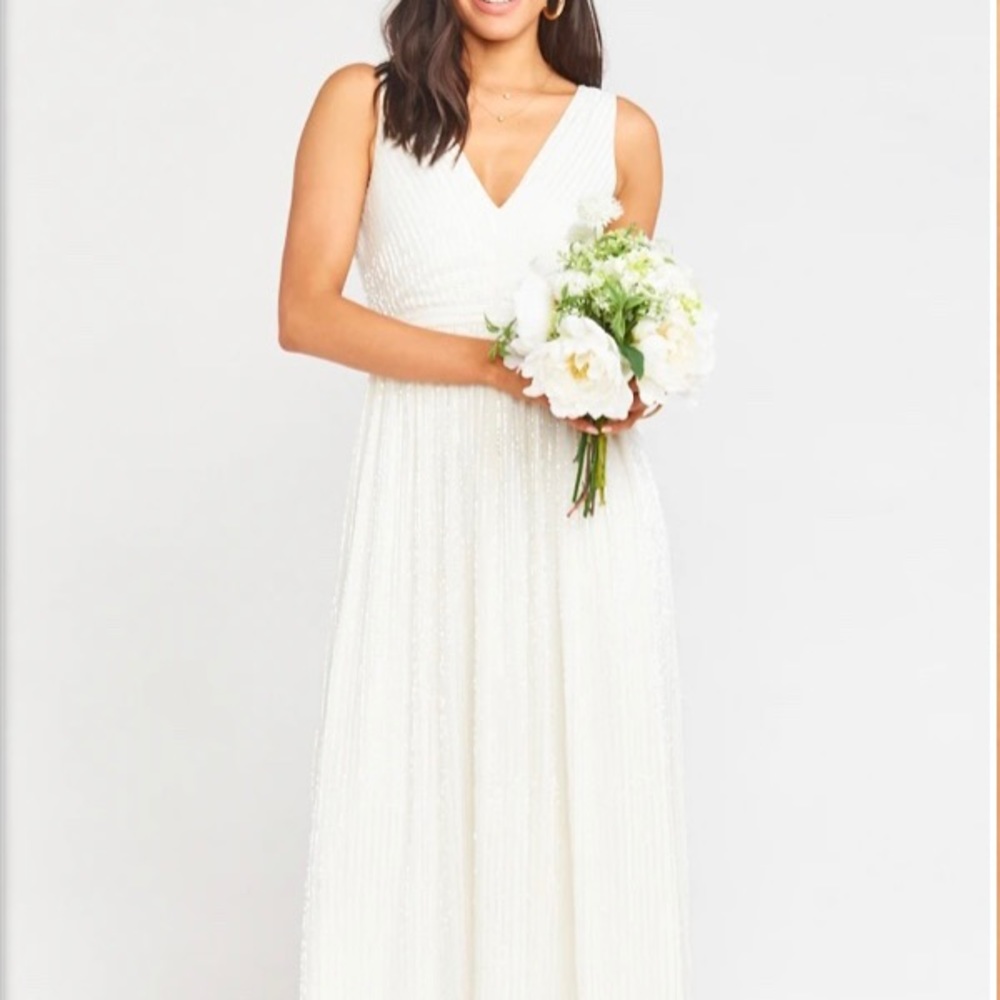 Show Me Your Mumu - Grace Beaded Maxi Bridal Gown